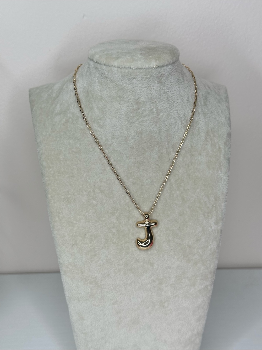 House of Harlow 1960 Gold Initial J Necklace 17” + 3” Extender NWT